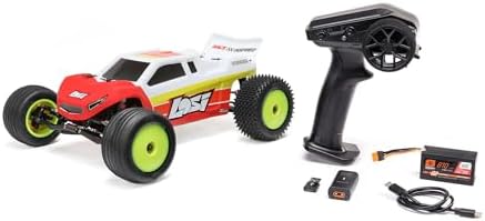 Losi 1/18 Mini-T 2.0 2S 2 Wheel Drive RTR Brushless Stadium Truck Battery & Charger Included Blue LOS-1056T2