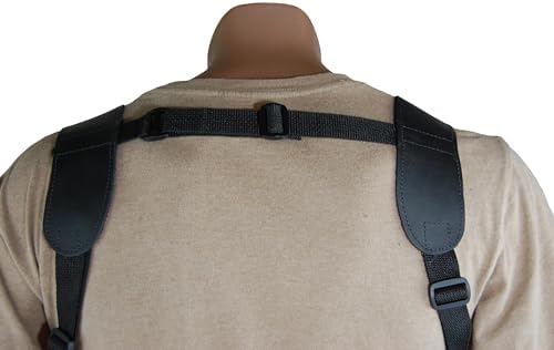 Barsony New Concealment Shoulder Holster w/Double Mag Pouch Compact 9mm 40 45