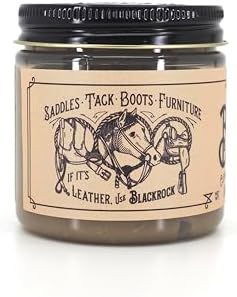 Blackrock LEATHER N RICH - Quality leather cleaner and conditioner, Made in the USA since 1976 - Leather care for boots, saddles, car interiors