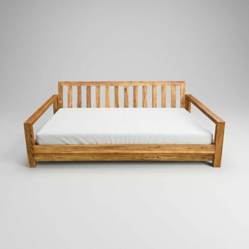 Prolinemax Twin Size 75x39x6 Outdoor Foam Daybed Mattress High Density 1.8 PCF Medium Firm for Patio Daybed Porch Swing Bed