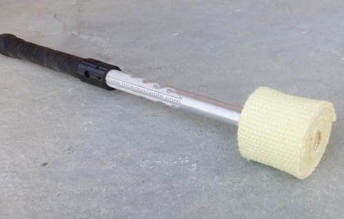 Fire Breathing and Ceremony Torches, 12" with Cushion Grip and Wick Made of Kevlar, By:Trick Concepts