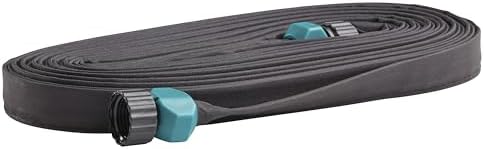 Gilmour 50' Black Flat Weeper Soaker Hose for Garden Beds, Drip Irrigation Outdoor Hose, Flexible Garden Hose for Vegetable Gardens, Flower Beds