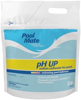 Pool Mate 10-Pounds Premium pH Up for Swimming Pools | 100% Sodium Carbonate, Raises pH, pH Increaser, Easy To Use, Works Fast