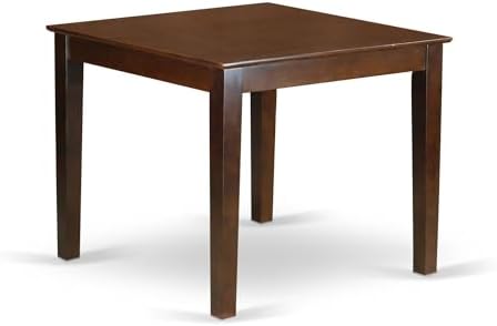 East West Furniture OXT-ANA-T Oxford Square Dining Table for Small Spaces, 36x36 Inch, Natural