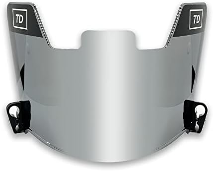 TD Sports Football Visor | Fits Kids, Youth, and Adult Helmets | Eye Protection for Helmet and Facemask