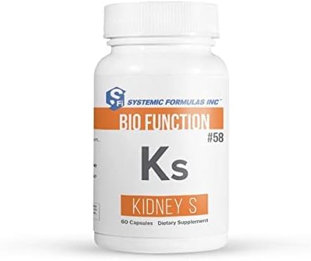 Systemic Formulas Bio Function Ks Kidney 60 Capsules