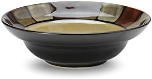 Pfaltzgraff Taos 16-Piece Stoneware Dinnerware Set, Service for 4,Beige/Olive