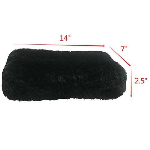 Knee Walker Pad Cover-Real Genuine Merino Sheepskin high Comfort Ability Cushion for Knee Scooter Accessory Leg Cart Improves Comfort During Injury