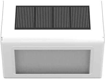 SOLPEX Solar Fence Lights, 12 Pack, Waterproof, Cold White