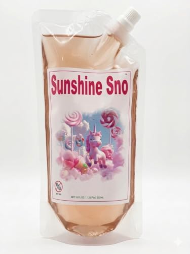 Sunshine Sno Organic Snow Cone Syrup Tiger's Blood- 18oz