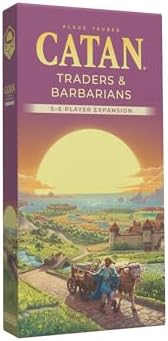 CATAN Traders & Barbarians Board Game 5-6 Player EXTENSION - Expand Your Epic CATAN Adventure! Strategy Game for Kids and Adults, Ages 12+, 3-6 Players, 90-120 Minute Playtime, Made by CATAN Studio | Expand Your Epic Asmodee CATAN Adventure, Strategy Gam…