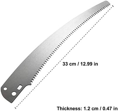 Sharp Garden Tree Pruning Saw and Pruner Head,Yenghome Tree Pruner Fruit Picker Harvester Pole Saw Tree Trimming Clipper Tool (Without Pole)