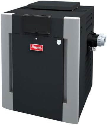 Raypak P-R266-A-EP-C Digital Propane Pool Heater, 266 BTU