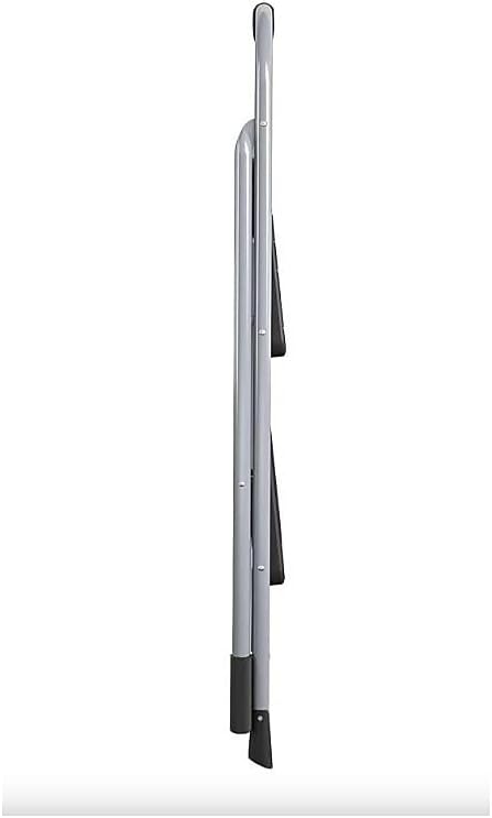 Cosco 11308PBL1E 2-Step Big Step Folding Stool, 200lb, 22-Inch Spread, Black/Gray