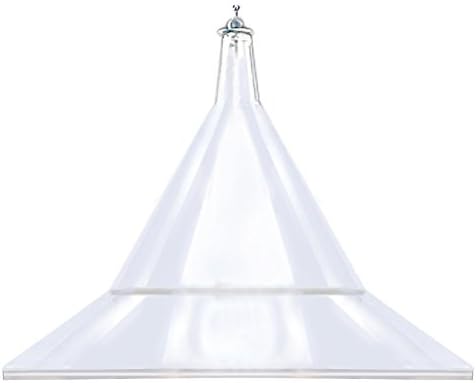 Squirrel Baffle - for Outside Bird House and Feeder Pole - Premium Large 17” Dome - by Arundale Made in USA (Crystal Clear)
