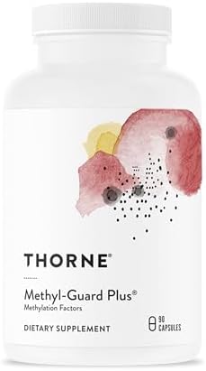 THORNE Methyl-Guard Plus, Active Folate, Vitamins B2, B6 & B12, 90 Capsules | Supports Methylation for Heart Health, Brain Function