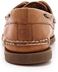 Sperry Men's Authentic Original 2-Eye Leather Boat Shoe, Sahara, 10.5