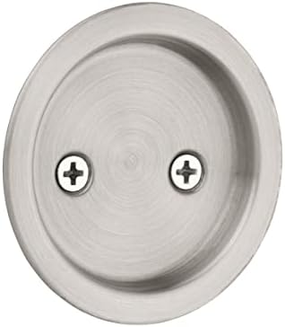 Kwikset 334 Round Hall/Closet Pocket Door Lock in Antique Nickel