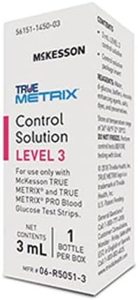 McKesson True METRIX Control Solution Level 3, 3 mL, 1 ct | Blood Glucose Meters