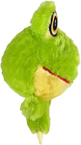 Multipet 43233-1 Knobby Noggins Frog Dog Toy