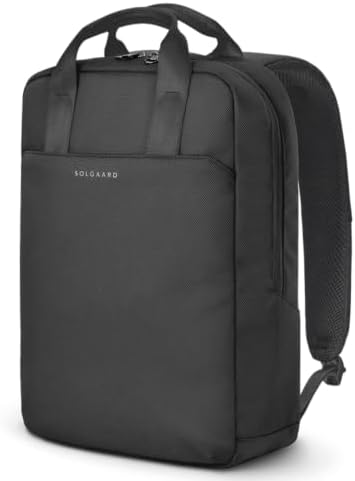 Compass Backpack - Durable & Waterproof Travel Laptop Bag (Black) | 18L Capacity
