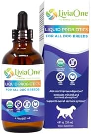BioLifePet Liquid Probiotics for Dogs, Organic Dog Probiotic Supplements, Puppy and Dog Pet Probiotics, 4 Fl Oz (Pack of 1)