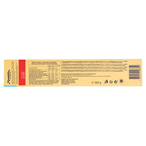 Toblerone Crunchy Almonds Chocolate Bar, 360g. Christmas, Confectionery, Big Night In, Birthday, Easter, Halloween, Thank you gift