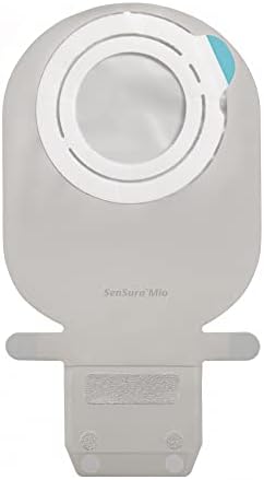 SenSura Mio Flex EasiClose Drainable 11 Inch Length, Maxi 2pc System Ostomy Pouch 50 mm Flange 12272, 10 Ct