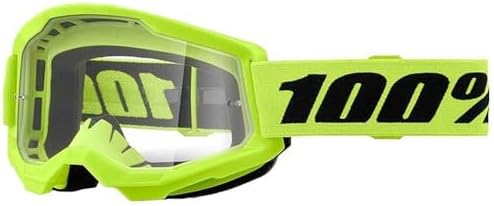 100% STRATA 2 Goggles - Sports Goggles for Motocross & Mountain Biking - Eyewear for Bike Riders - Motocross Eyewear for Men