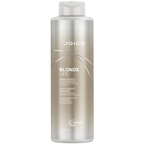 Joico Blonde Life Brightening Conditioner | For Blonde Hair | Illuminate Hydration & Softness | Add Softness & Smoothness | Sulfate Free | With Monoi & Tamanu Oil