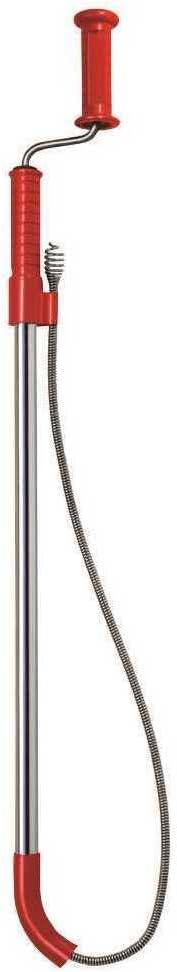 RIDGID 59802 K-6DH Hybrid Toilet Snake Auger with 6' Heavy-Duty Drop Head Tri-Wrap Cable, Manual or Cordless Drill Operated Plumbing