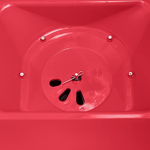 EarthWay 2170 Commercial 100 LB Broadcast Fertilizer Spreader. Red