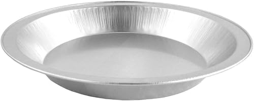 Handi-Foil 9" Smooth-Wall Aluminum Deep Pie Pan Plate Tin -Heavy Duty! (Pack of 100)