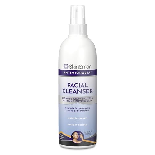 SkinSmart Antimicrobial Facial Cleanser for Breakouts and Blemishes, 8 oz