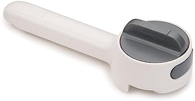 Joseph Joseph Can-Do Plus Compact Can Opener Manual Easy Twist Pull Tab Stainless Steel Portable Space-Saving, White