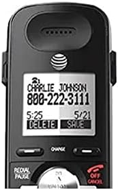 AT&T TL88102BK DECT 6.0 2-Line Expandable Cordless Phone with Answering System and Dual Caller ID/Call Waiting, 3 Handsets, Black