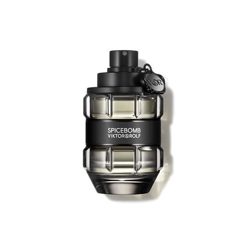 Viktor&Rolf Spicebomb Eau de Toilette - Gourmand Cologne for Men | Fragrance with Cinnamon, Black Pepper & Tobacco Accord - Long Lasting - Warm Mens Scent Perfect for Cool Nights