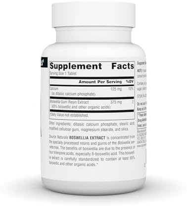 Source Naturals Boswellia Extract, Dietary Supplement* - 50 Tablets