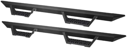 Matte Black Modular Drop Step Side Nerf Bars Rail Running Boards Compatible with 15-22 Chevy Colorado/GMC Canyon Crew Cab