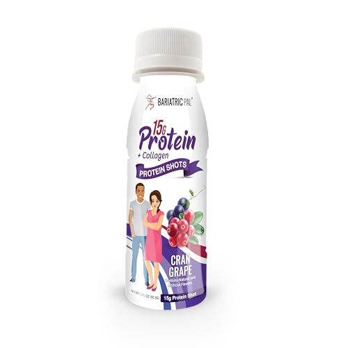 BariatricPal 15g Whey & Collagen Complete Protein Shots - Cran Grape