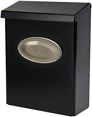 Gibraltar Mailboxes Designer Locking Medium Capacity Galvanized Steel Venetian Bronze, Wall-Mount Mailbox, DMVKGV04