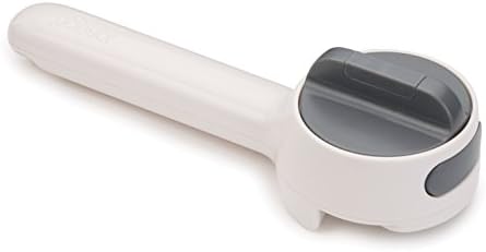 Joseph Joseph Can-Do Plus Compact Can Opener Manual Easy Twist Pull Tab Stainless Steel Portable Space-Saving, White