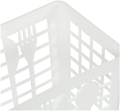 Kimmel Medium White Plastic Cutlery Drainer