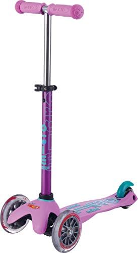 Micro Kickboard | Mini Kids Scooter for Ages 2-5 | Children up to 110 lbs | 3 Wheel Lean-to-Steer Design | Adjustable T Bar | Smooth Ride PU Wheels