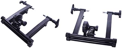 BalanceFrom Bike Trainer Stand Steel Bicycle Exercise Magnetic Stand with Front Wheel Riser