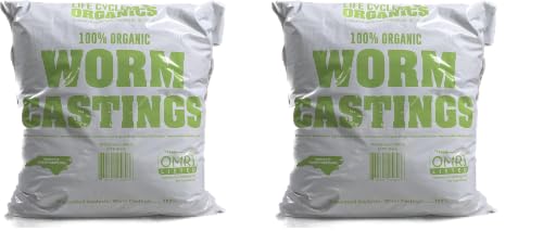 100% Organic Worm Castings 1 Gallon (approximatly 6lbs)