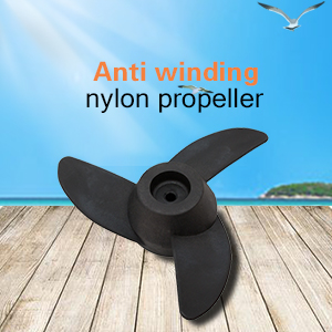 Anti winding nylon propeller