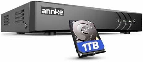ANNKE 3K Lite 8CH Hybrid 5-in-1 Security Digital Video Recorder, 1TB HDD | H.265+ Surveillance Home 8 Channel DVR