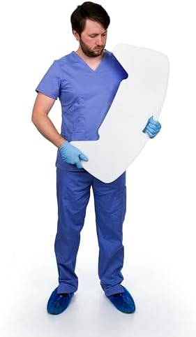 Curved Transfer Board for Safe Patient Transfers, Durable Polyethylene Sliding Board with Flared Ends, Mobility Aid for Wheelchair, Bed