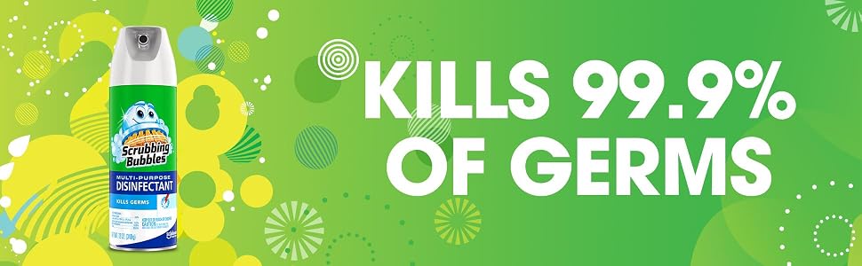 Kills 99.9% of Germs